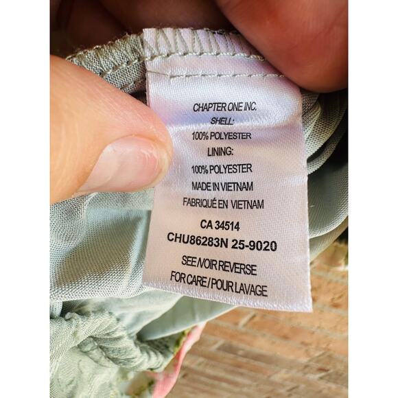 Autres Filles Womens Multicolor Floral 3/4 Sleeve Spilt V-Neck Blouse Tops Sz 1X - Picture 3 of 4